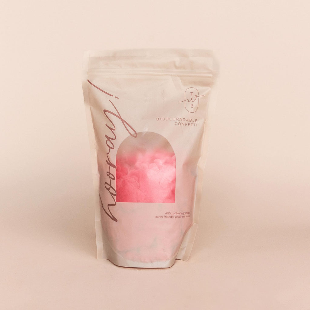 pink heart|Biodegradable Confetti - Heart (Bag Only) - The Whole Bride
