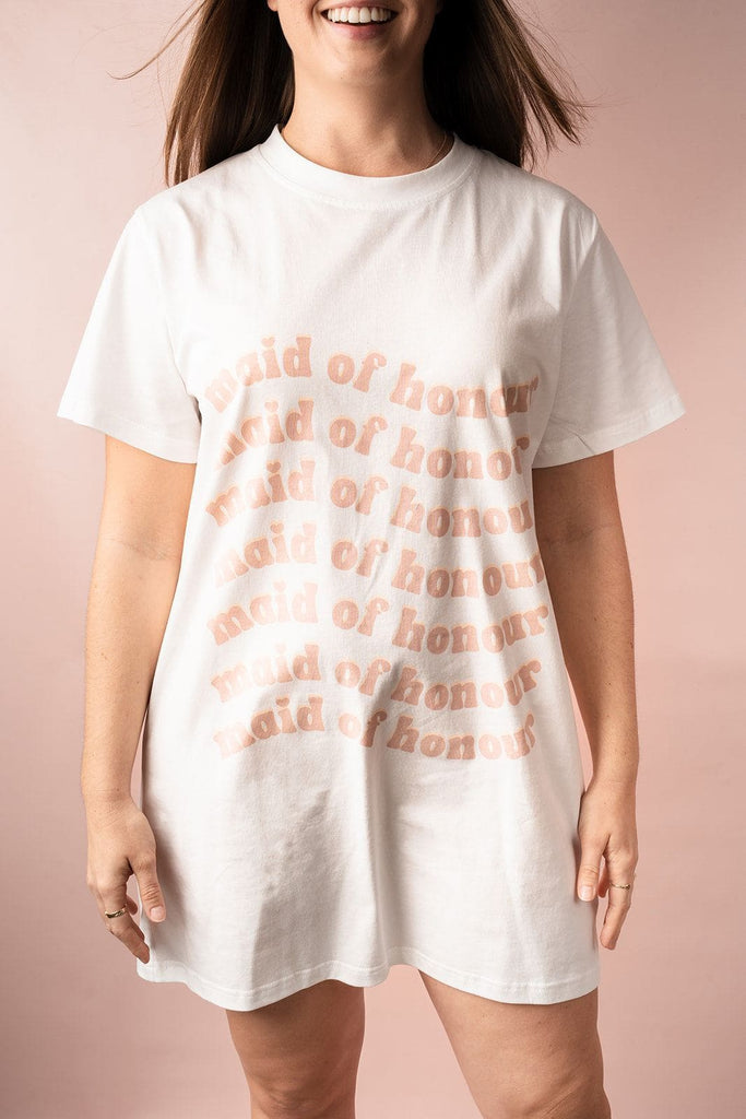 Groovy Oversized Tee - The Whole Bride