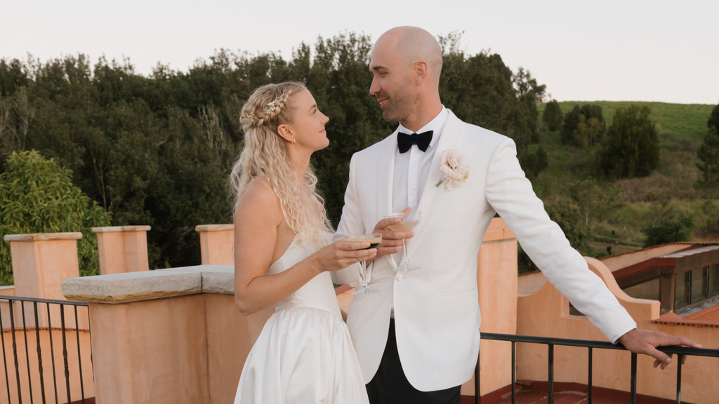 Kobi + Andrew’s Sun-Soaked Byron Bay Wedding at Nuttinghill Villa