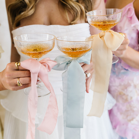 Fairy Floss|Silk Bouquet Ribbon - The Whole Bride