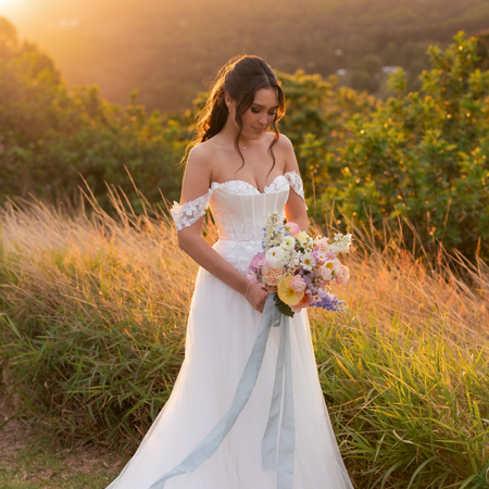 Alpine|Silk Bouquet Ribbon - The Whole Bride