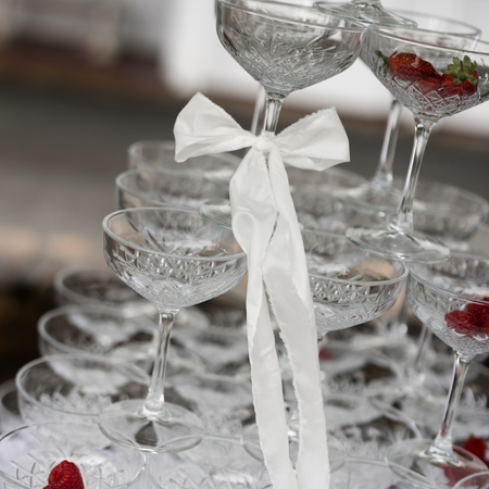 pure white|Silk Bouquet Ribbon - The Whole Bride