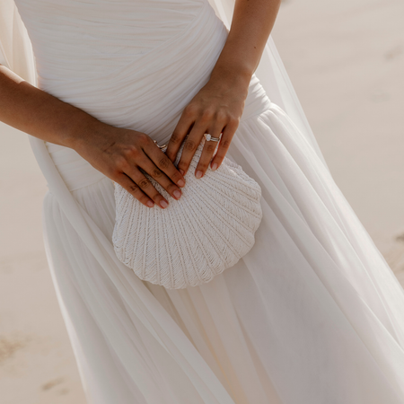 white coco| Wedding Bag - Wedding Accessories | The Whole Bride