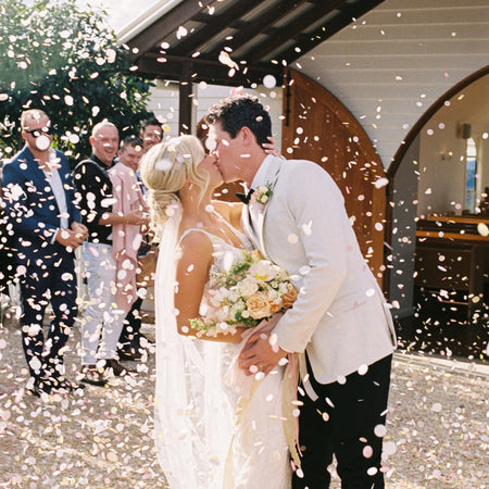 Pastel Sunrise|The Ultimate Confetti Bundle - Circle (cones, confetti + trays) - The Whole Bride