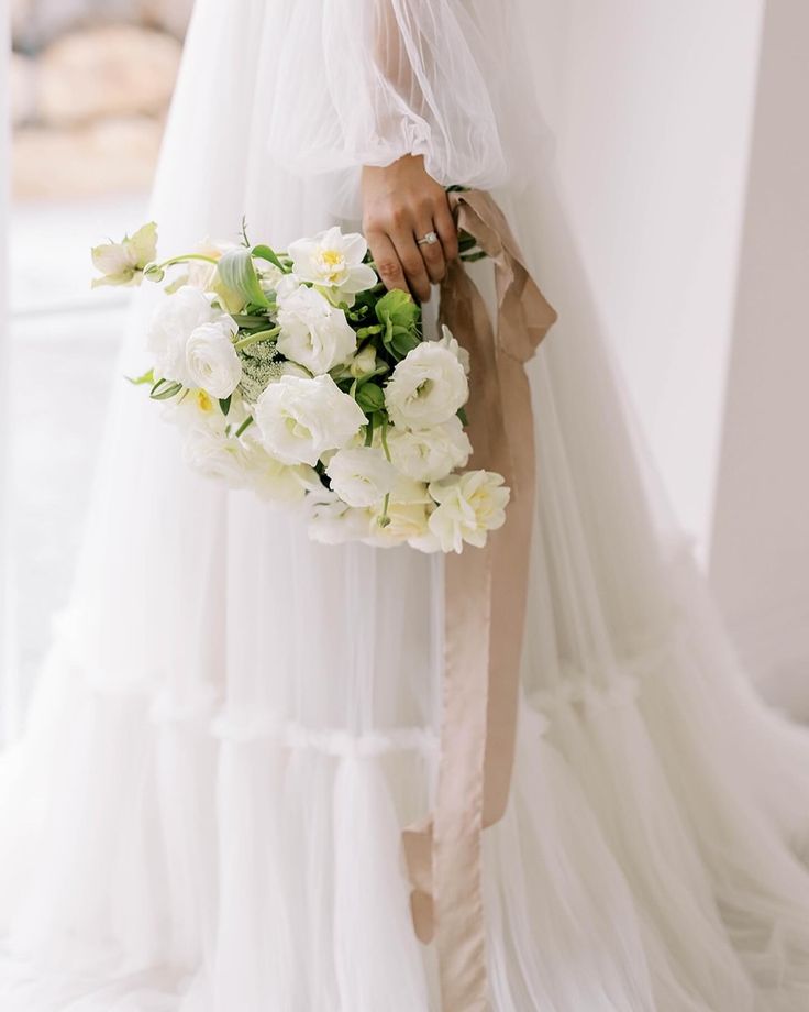 nutmeg|Silk Bouquet Ribbon - The Whole Bride