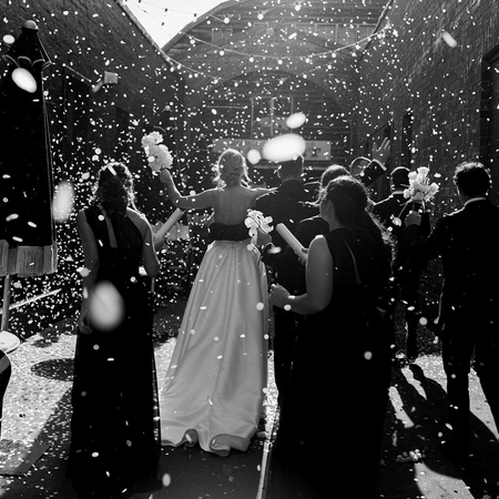 white|Confetti Cannon - The Whole Bride