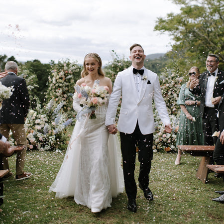 Pink|Hydrangea Petal Bundles (petals + cones) - The Whole Bride