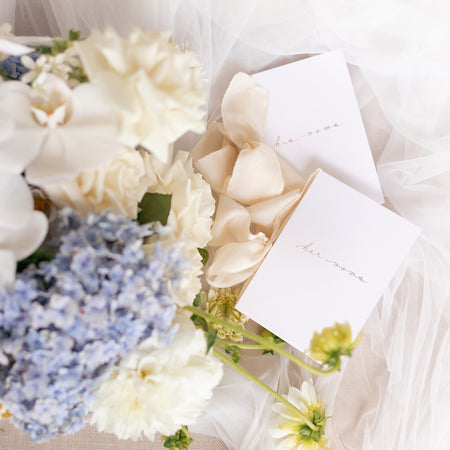 Cream|Vow Cards (Set of 2) - The Whole Bride