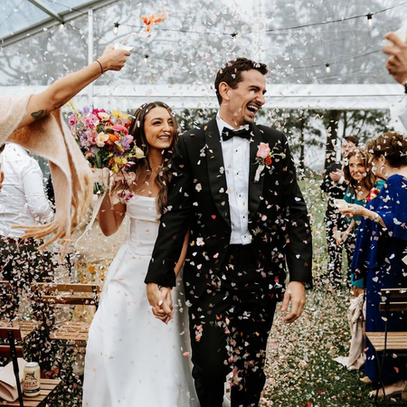 sherbet heart|Biodegradable Confetti - Heart (Bag Only) - The Whole Bride