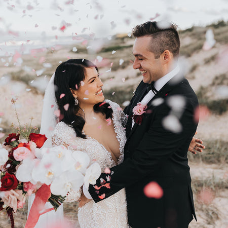 strawberries and cream heart|The Ultimate Confetti Bundle - Heart (cones, confetti + trays) - The Whole Bride