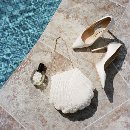 white coco| Wedding Bag - Wedding Accessories | The Whole Bride