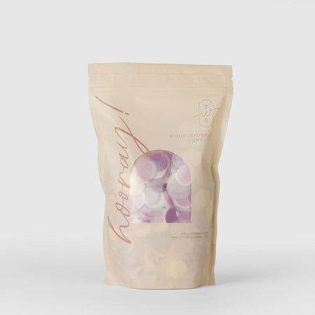 Lilac| Biodegradable wedding confetti - eco-friendly wedding confetti - The Whole Bride
