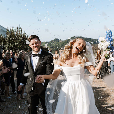 white heart|Biodegradable Confetti - Heart (Bag Only) - The Whole Bride