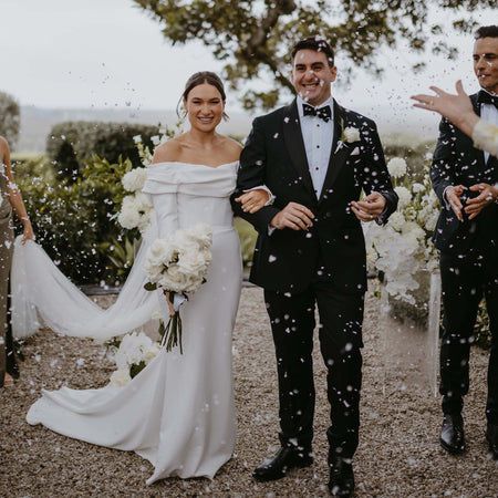 Hydrangea Flower Petal Confetti | The Whole Bride