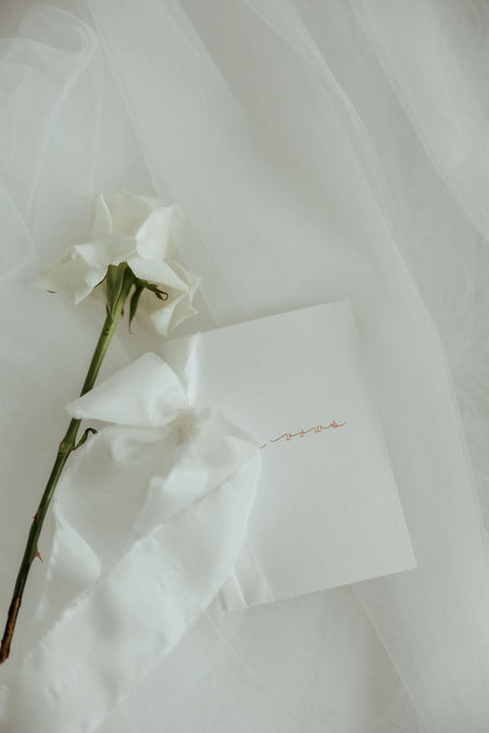 wedding vow cards set of 2 - The Whole Bride