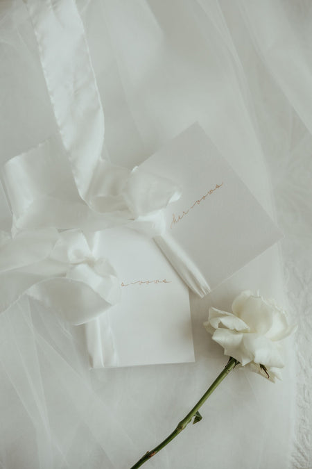 wedding vow cards set of 2 - The Whole Bride