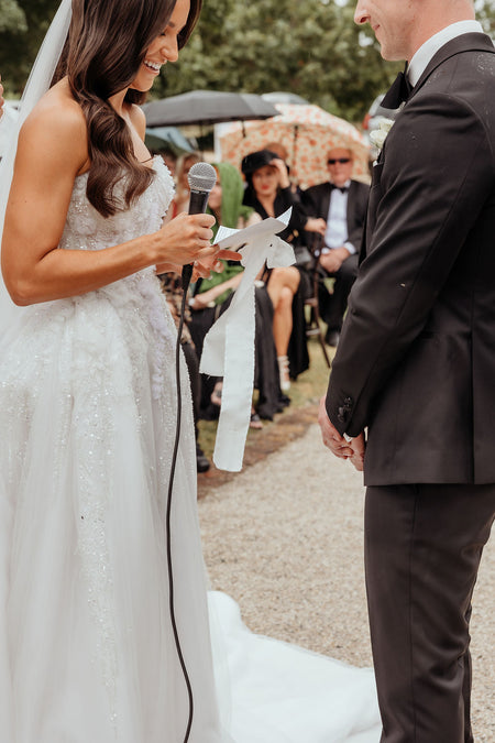 wedding vow cards set of 2 - The Whole Bride