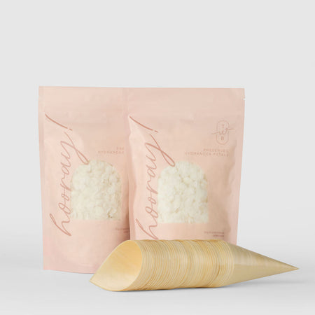 The Hydrangea Petal Bundles (petals + cones) - The Whole Bride