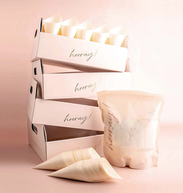 The Ultimate Confetti Bundle - Circle (cones, confetti + trays) - The Whole Bride