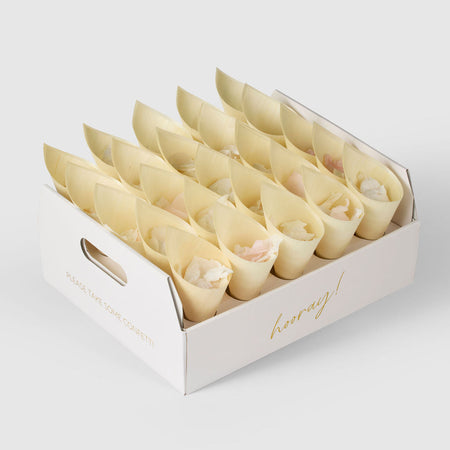 Wedding Confetti Cone Tray - The Whole Bride