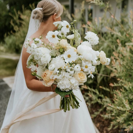 nutmeg|Silk Bouquet Ribbon - The Whole Bride