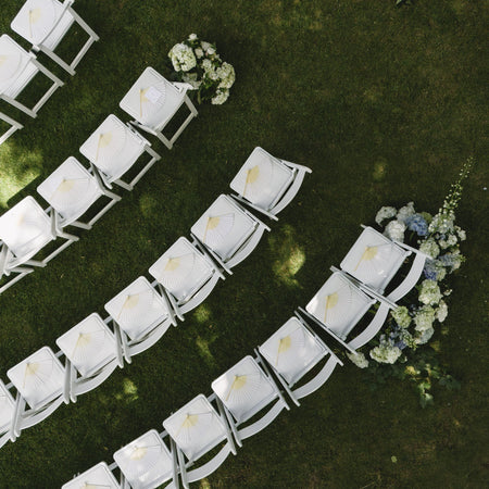 Wedding Handheld Fan - Paper Fan 