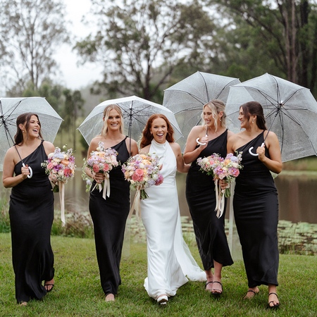 Clear Wedding Umbrella - The Whole Bride