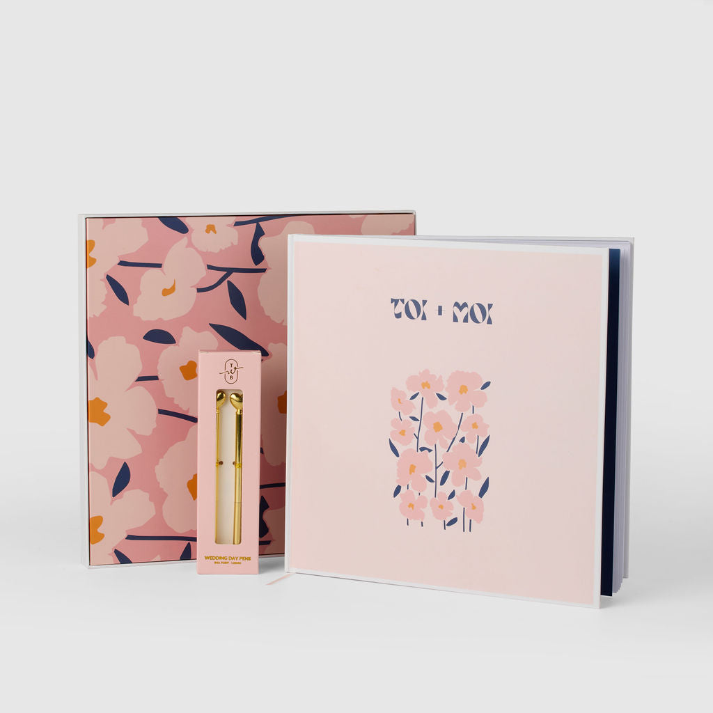 Art Wedding Guest Book - The Whole Bride