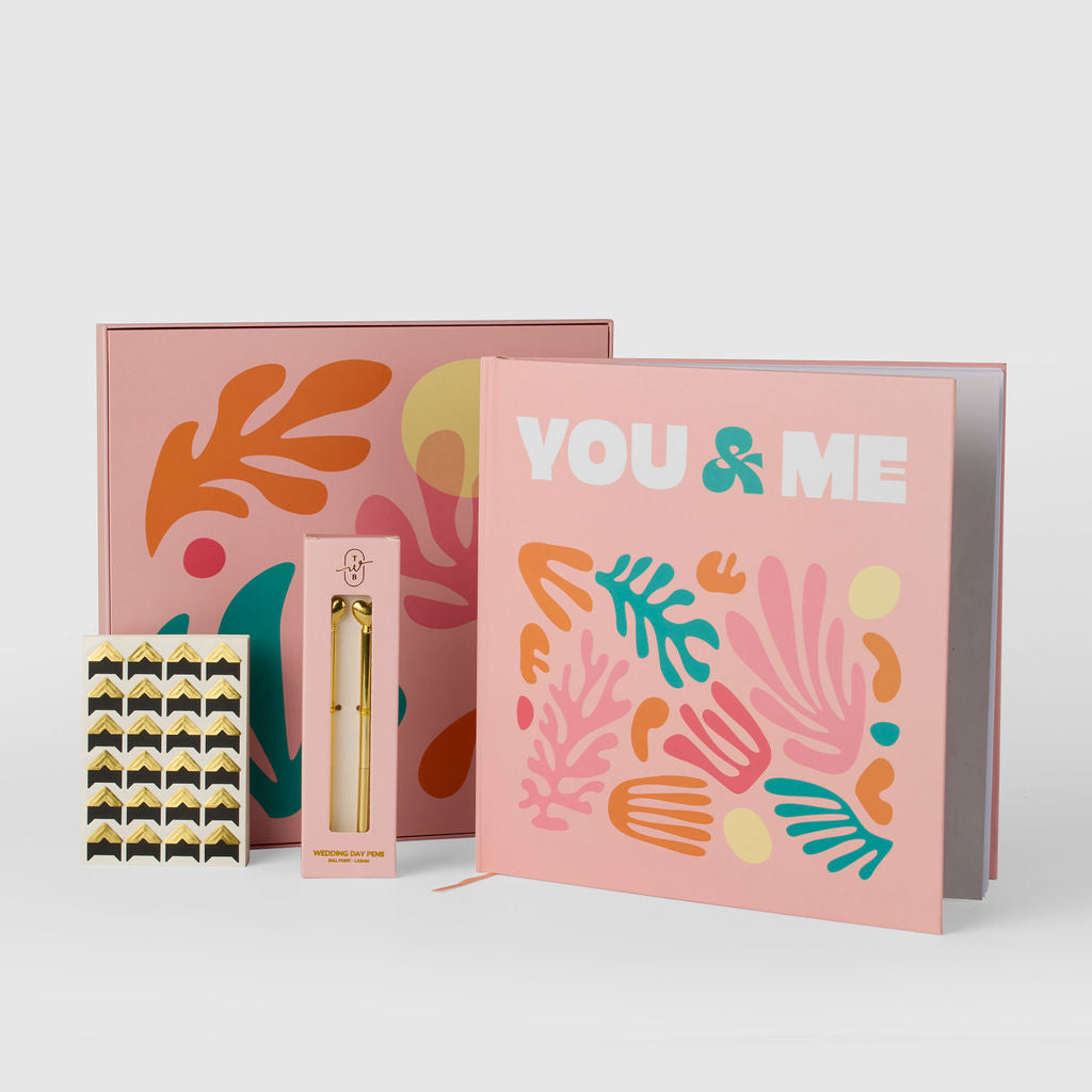 Art Wedding Guest Book - The Whole Bride