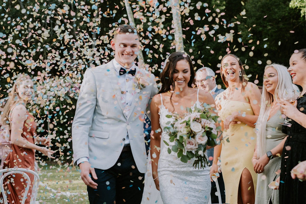 rainbow|Biodegradable Confetti - Circle (Bag Only) - The Whole Bride