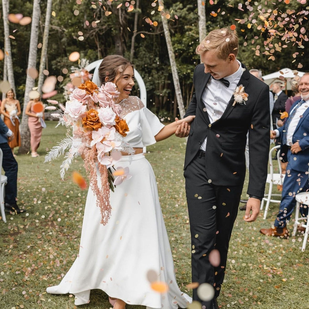 sunrise|Biodegradable Confetti - Circle (Bag Only) - The Whole Bride