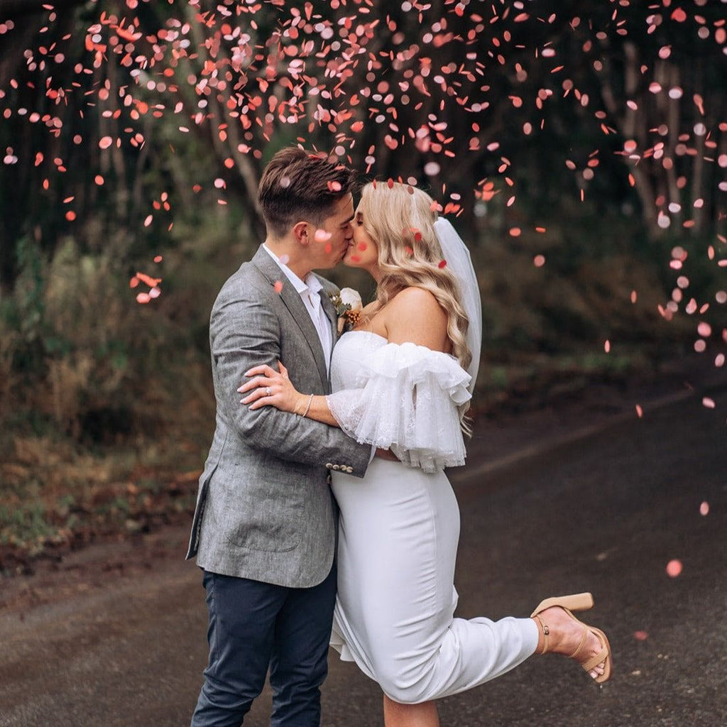 pink|Biodegradable Confetti - Circle (Bag Only) - The Whole Bride