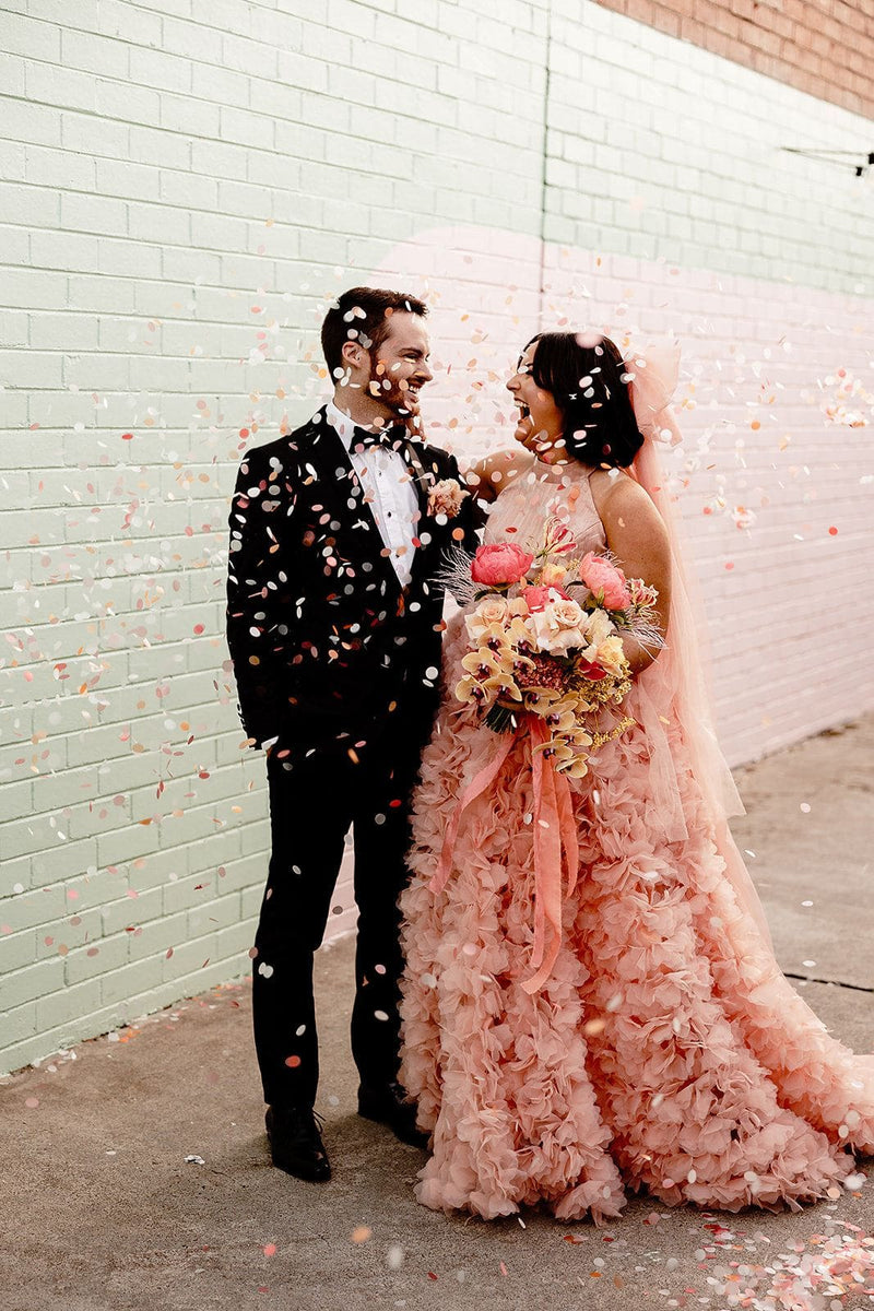 sherbet|Biodegradable Confetti - Circle (Bag Only) - The Whole Bride