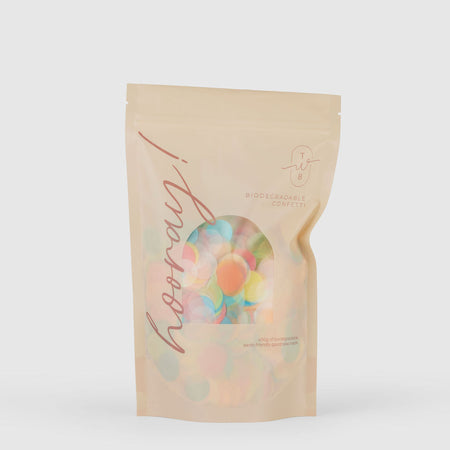 Pastel Rainbow| Biodegradable wedding confetti - eco-friendly wedding confetti - The Whole Bride