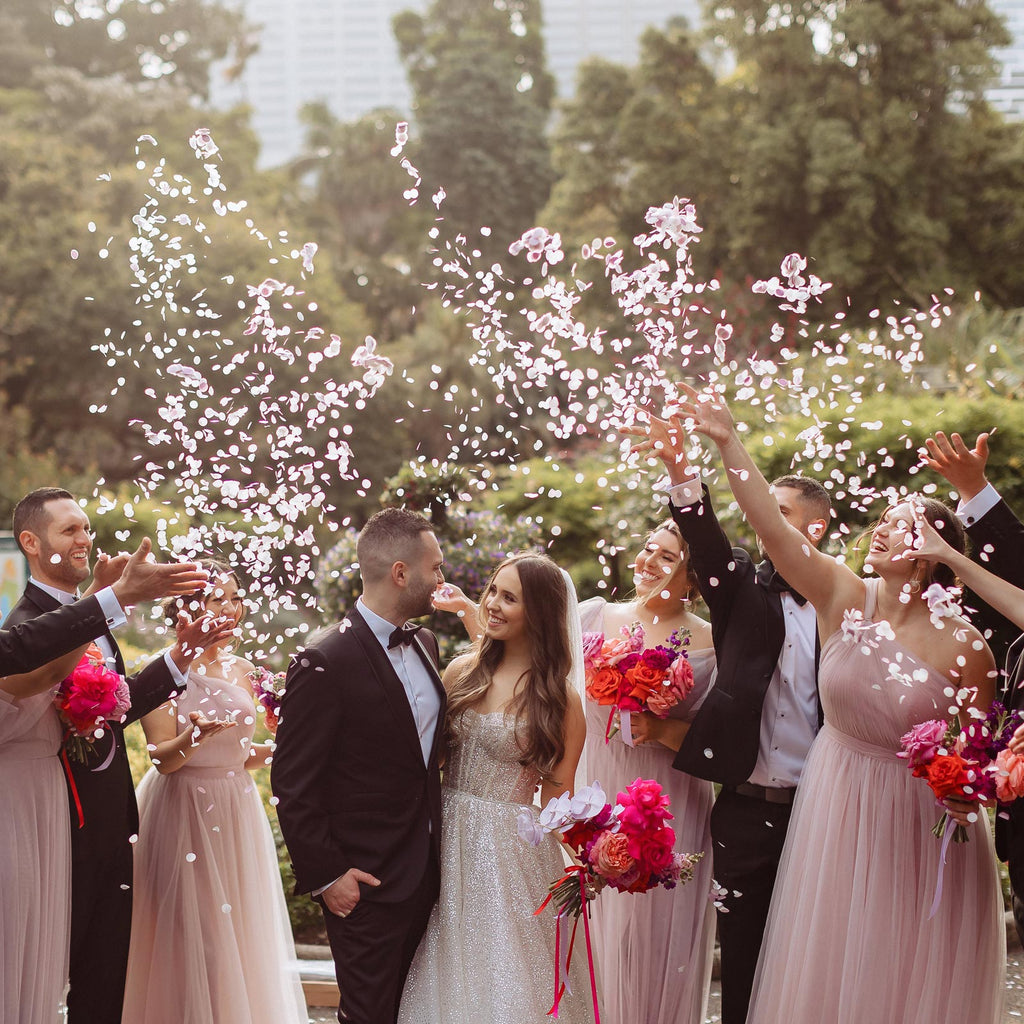 lilac|Biodegradable Confetti - Circle (Bag Only) - The Whole Bride