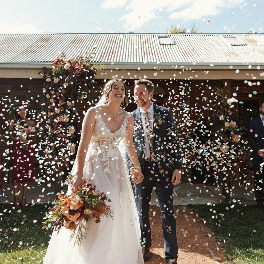 pastel rainbow|Biodegradable Confetti - Circle (Bag Only) - The Whole Bride