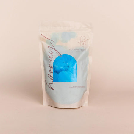 blue|biodegradable confetti 