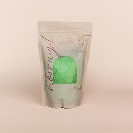 green|biodegradable confetti 