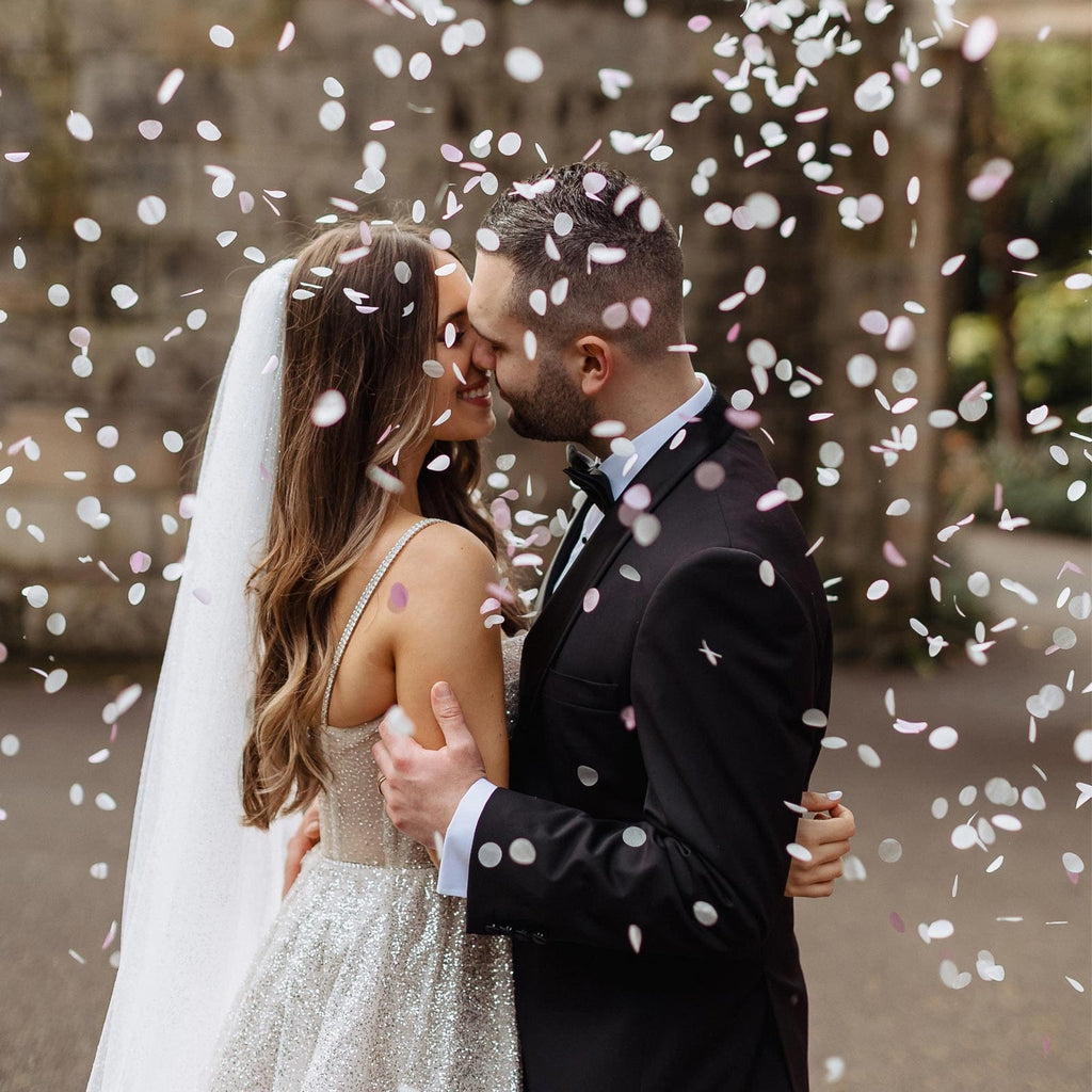 lilac|Biodegradable Confetti - Circle (Bag Only) - The Whole Bride