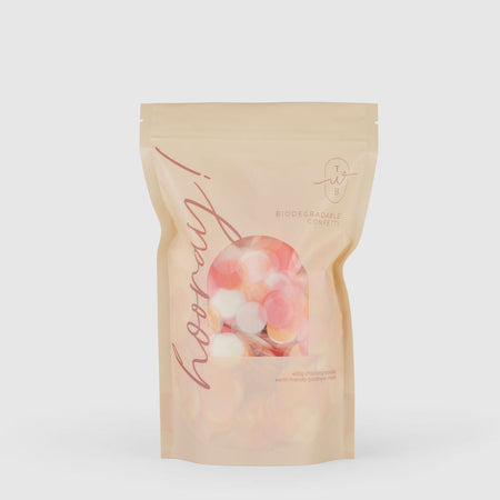 Sherbet| Biodegradable wedding confetti - eco-friendly wedding confetti - The Whole Bride