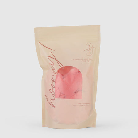 Pink| Biodegradable wedding confetti - eco-friendly wedding confetti - The Whole Bride