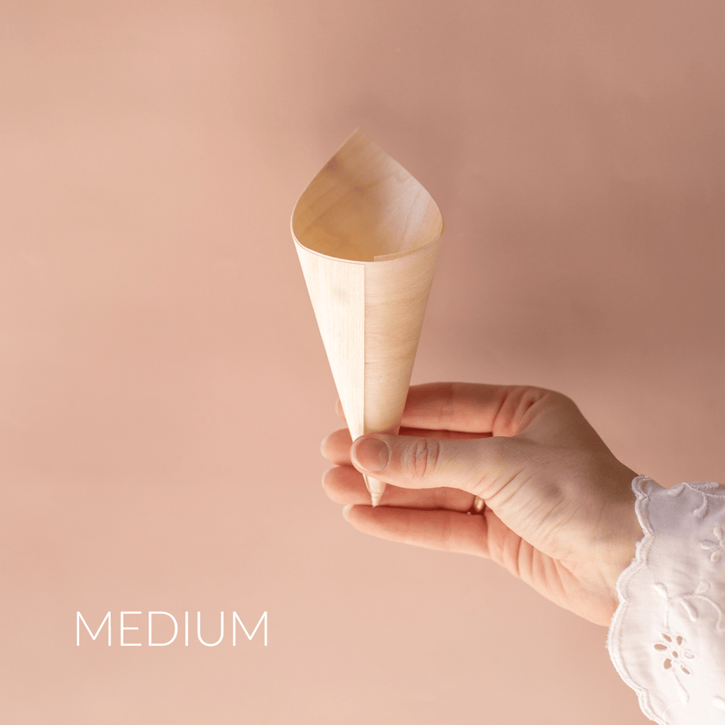 Biodegradable Confetti Cones - The Whole Bride