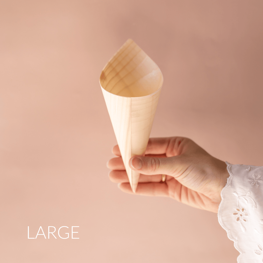 Biodegradable Confetti Cones - The Whole Bride