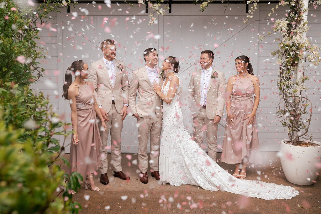 strawberries and cream heart|Biodegradable Confetti - Heart (Bag Only) - The Whole Bride