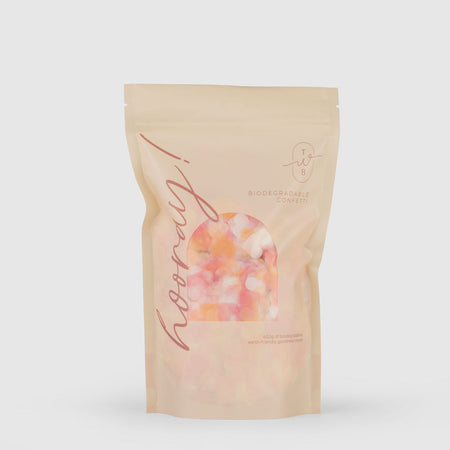 sherbet heart|Biodegradable Confetti - Heart (Bag Only) - The Whole Bride