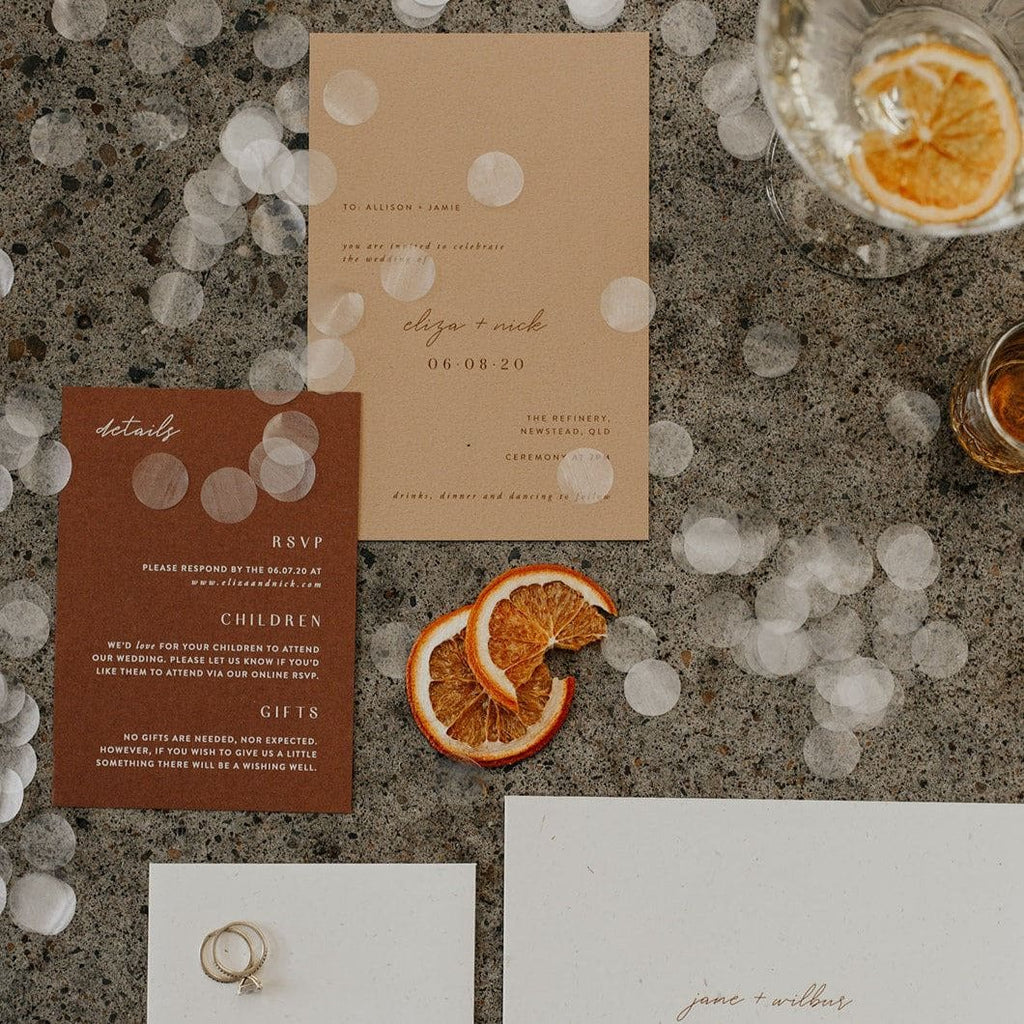 Biodegradable Confetti (sample) - The Whole Bride