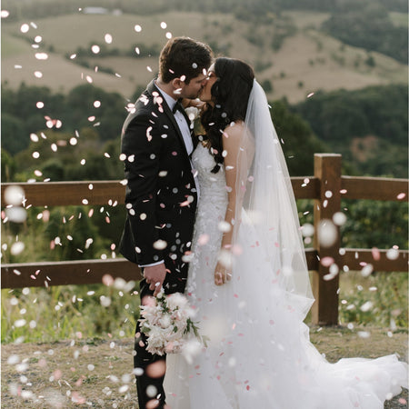 Strawberries and Cream|Biodegradable Confetti - Circle (Bag Only) - The Whole Bride