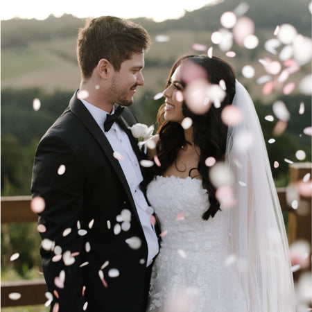 Strawberries and Cream|Biodegradable Confetti - Circle (Bag Only) - The Whole Bride