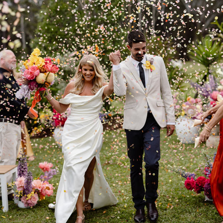 Sunrise| Biodegradable wedding confetti - eco-friendly wedding confetti - The Whole Bride