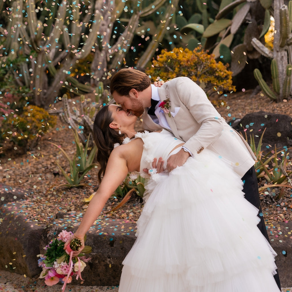 Rainbow|Biodegradable Confetti - Circle (Bag Only) - The Whole Bride